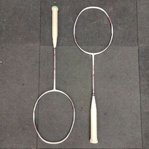 E228-K18-4617 2点セット YONEX ヨネックス ArcSaber 7 アークセイバー7 ラケット バドミントン 全長/約67cm 日本製 ⑩