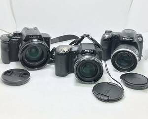 デジタルカメラ 3点まとめ Nikon Coolpix L100 ニコン コンパクトデジカメ パナソニック LUMIX DMC-FZ20 富士フィルム FinePix S5200