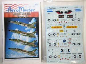 ☆★エアロマスター AERO MASTER 1/48 48-075 F-105D/G EF-105F サンダーチーフ Lead Sled! PartⅢ☆★