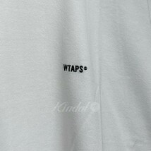 ダブルタップス WTAPS　 2023SS SIGN ／ SS ／ COTTON ロゴ刺繍Tシャツ 商品番号：8071000120366-071S-TM_画像4