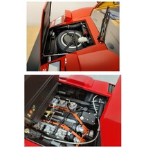 完成品 ディアゴスティーニ１/８ ランボルギーニ カウンタックLP500S+アクリルケース付 DeAGOSTINI LAMBORGHINI 現状品_画像9