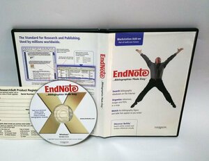 【同梱OK】 EndNote Workstation Add-on ■ 学術情報・論文作成支援ツール ■ Windows2000 / XP ■ Mac OS X 10.3.6 - 10.4.x