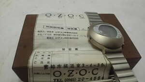 シチズン OZOC キズ 打痕有り 裏蓋にシール付き 取説付き 動作未確認 デジタル腕時計 クォーツ