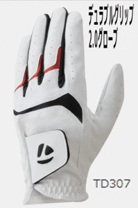  новый товар # бесплатная доставка # TaylorMade #te. Rav ru рукоятка 2.0 перчатка #TD307# белый #23CM#3 шт. комплект # превосходный долговечность . рукоятка сила 