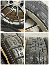 送料無料！溝たっぷり！EURO BAHN 17インチ 7J +54 PCD112 5H ダンロップ 205/45R17 BMW MINI ミニクーパー F55 F56 F57 4本セット_画像10