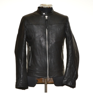 0478683 GREEN LABEL RELAXING United Arrows UNITED ARROWS 0 single rider's jacket ram leather size S sheep leather men's 