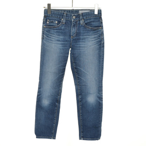 □476803 AG-ED DENIM ADRIANO GOLDSCHMIED ○デニムパンツ ローライズスリムテーパードジーンズ レディース ブルー