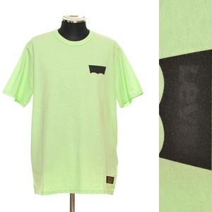 〇409432 未使用品 Levi's ●グラフィックTシャツ ワンポイントロゴ Skateboarding コレクション 342010041 メンズ M（JPN L） グリーン