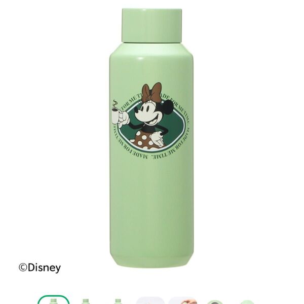 ★スターバックス★STARBUCKS DISNEY Minnie スクリューリッドステンレスボトル ライトグリーン ディズニー
