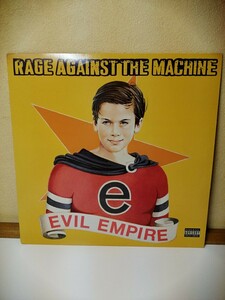 RAGE AGAINST THE MACHINE EVIL EMPIRE GUERRILLA RADIO レコード　EPIC 中古 2枚セット