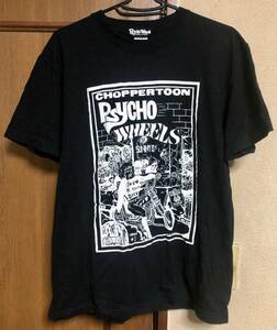 美品 ★ PSYCHO WHEELS サイコホイールズ Tシャツ ブラック 黒 SIZE:L