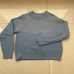 GU ニットセーター 水色　M 定価4500円位 人気完売品　レディース