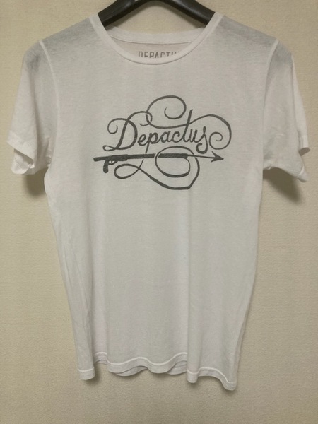 DEPACTUS Tシャツ WHT Sサイズ（USED）