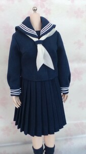 (M)1/6シームレス素体用制服　セーラー服セット 冬服 TB LEAGUE(旧ファイセン)　S24a・S25a等に