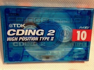 ■z800■レア・未開封■TDK CDING2 10 ハイポジションタイプⅡ カセットテープ 記録媒体