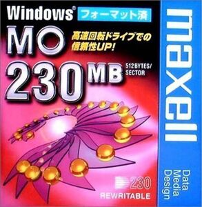 ◯maxell データ用 3.5型MO 230MB Windowsフォーマット MA-M230.WIN.B1PR