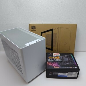 ASUS ROG B450i マザーボード クーラーマスター NR200P ITX パソコンケース AM4 ryzen ゲーミングPC 自作PC ケース