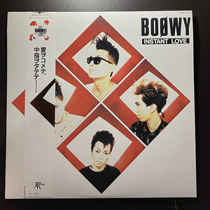 BOOWY / Instant Love [Japan Record 28JAL-3163] 和モノ 帯付