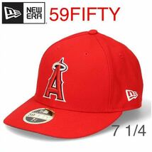 NEW ERA LP 59FIFTY 5950 Low Profile Cap LOS ANGELES Angels 7 1/4 ユニセックス ニューエラ 950 ロサンゼルス エンゼルス 大谷翔平_画像1