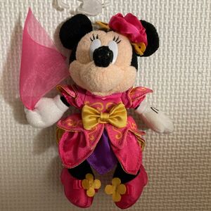 【訳あり】東京ディズニーシー限定/2010スプリングカーニバルミニーマウスぬいぐるみバッジ