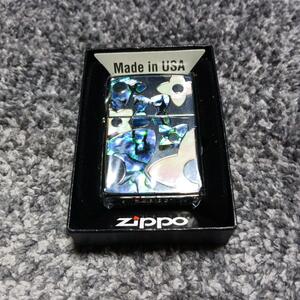 新品未使用 ZIPPO ライター シェルフラワー