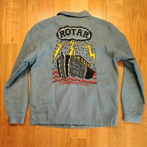 貴重 入手困難 日本製 正規品 ローター ROTAR スカジャン S 刺繍 アメカジ バイカー ロカビリー ロックンロール パンク PUNK ロッカーズ_画像1