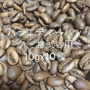 自家焙煎　お試し用10gx10種