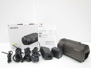 [即日発送]☆ジャンク☆SONY ソニー Handycam ハンディカム FDR-AX45 デジタル4Kビデオカメラレコーダー 64GB ブロンズブラウン 現状品 341