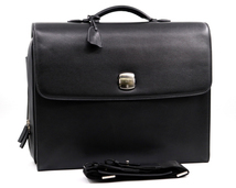 #Dunhill business original leather bag beautiful goods 
