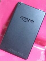 ジャンク タブレット　Amazon Kindle fire　第7世代　sr043kl　wifi　7型　黒　初期化済み　19-5777_画像4