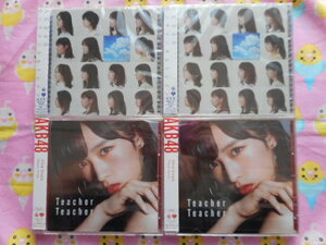 AKB48 センチメンタルトレイン　２枚　Teacher Teacher 　２枚 劇場盤 CD ４枚セット
