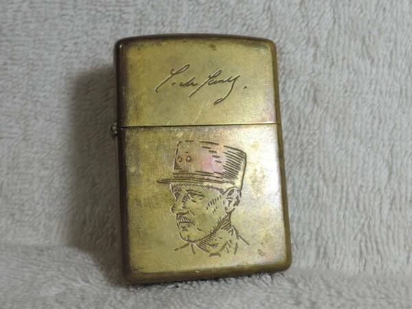 【値下げ交渉可】可動・ジッポー シャルル・ド・ゴール ZIPPO CHARLES DE GAULLE BRADFORD K IX (9)