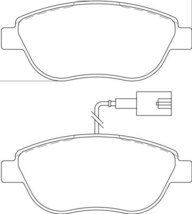 ACRE アクレ ブレーキパッド フォーミュラ700C 前後セット 207 ベースグレード/GT A75FX A75FW A75FWP H19.3～H24.10 FF 1.6L ハッチバック_画像2