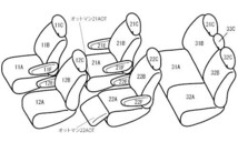Bellezza ベレッツァ シートカバー ナチュラル エスティマ ACR50W ACR55W H28/6～ 7人乗 アエラス/アエラススマート(合皮シート)_画像2