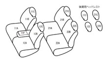 Bellezza ベレッツァ シートカバー セレクション タントカスタム L375S L385S H19/12～H23/11 RS/L/X/Xリミテッド/Vセレクション(ターボ)他_画像2