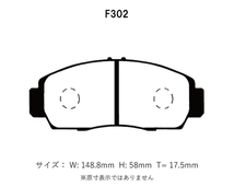 Project Mu プロジェクトミュー ブレーキパッド タイプHC-CS フロント用 オデッセイ RB1 RB2 H15.10～H20.10 アブソルート_画像2