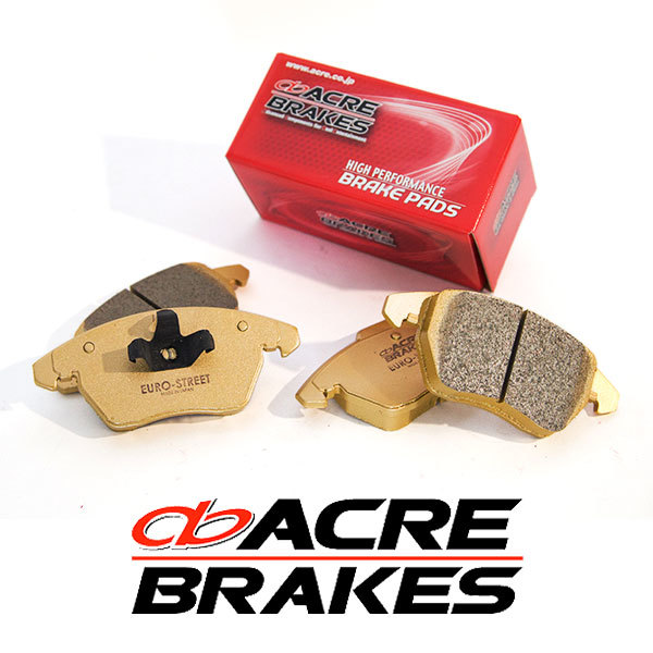 ACRE アクレ ブレーキパッド ユーロストリート フロント用 マカン (95B) GTS J1H2 H27.11~H30.8 4WD 3.0