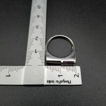 米国 ビンテージ カラーストーン リング 指輪 925 シルバー アールデコ 刻印 スターリング 昭和レトロ YNE20_画像10