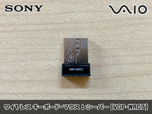 ★SONY★ワイヤレス キーボード・マウス用レシーバー★VGP-WRC7★VAIO★動作確認済★ソニー★USB★無線★_画像2