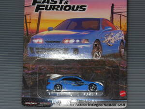 ☆ ホットウィール PREMIUM ☆ FAST&FURIOUS Custom Acura Integra Sedan GSR ☆ 新品・未開封 ☆