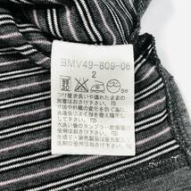 ★BURBERRY BLACKLABEL★サイズ2 バーバリーブラックレーベル 長袖 メンズ グレー Uネック ロンＴ ロングＴシャツ トップス T061_画像8