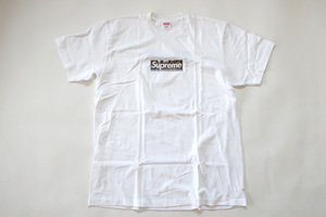 （XL)Supreme Milan Box Logo TeeシュプリームミランボックスロゴTシャツ白Italyイタリア