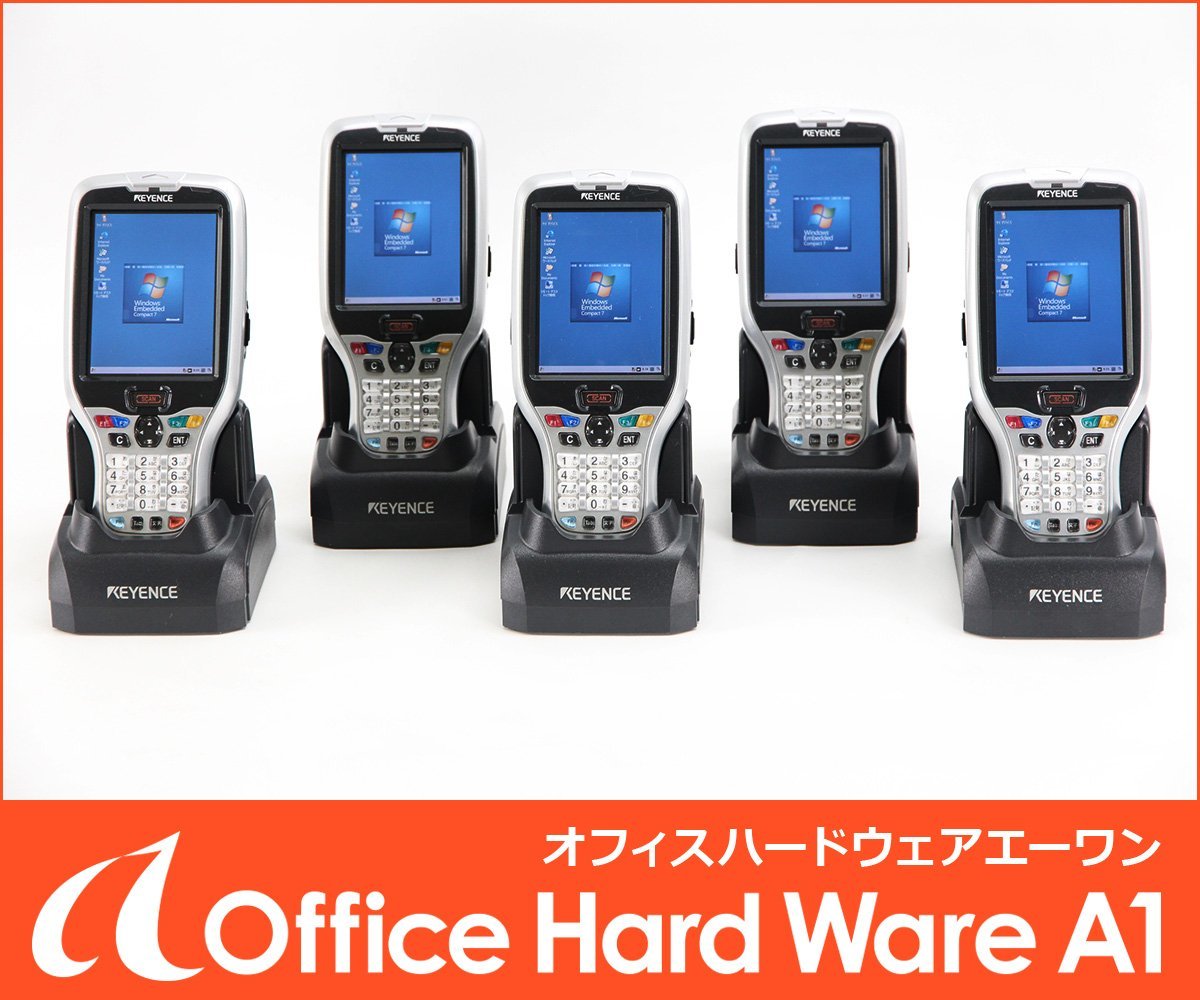 KEYENCE BT-W100 5台セット バーコードリーダー ハンディターミナル