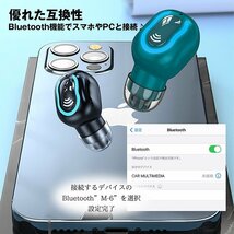 イヤホン ワイヤレス スポーツ Bluetooth5.1 マイク 左右兼用 片耳 高音質 iPhone android スマホ対応 7987958 ピンク 新品 1円 スタート_画像6