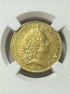 イギリス　1715年　ギニー 金貨　ジョージ1世　XF45　NGC鑑定評価　（guineas、ジョージ1世 ）