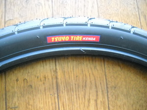 ★ 新古 タイヤ KENDA NWEST 強タイヤ TSUYO TIRE 20×1.75 H/E タイヤ ブラック 耐摩耗 小径車 ミニ★