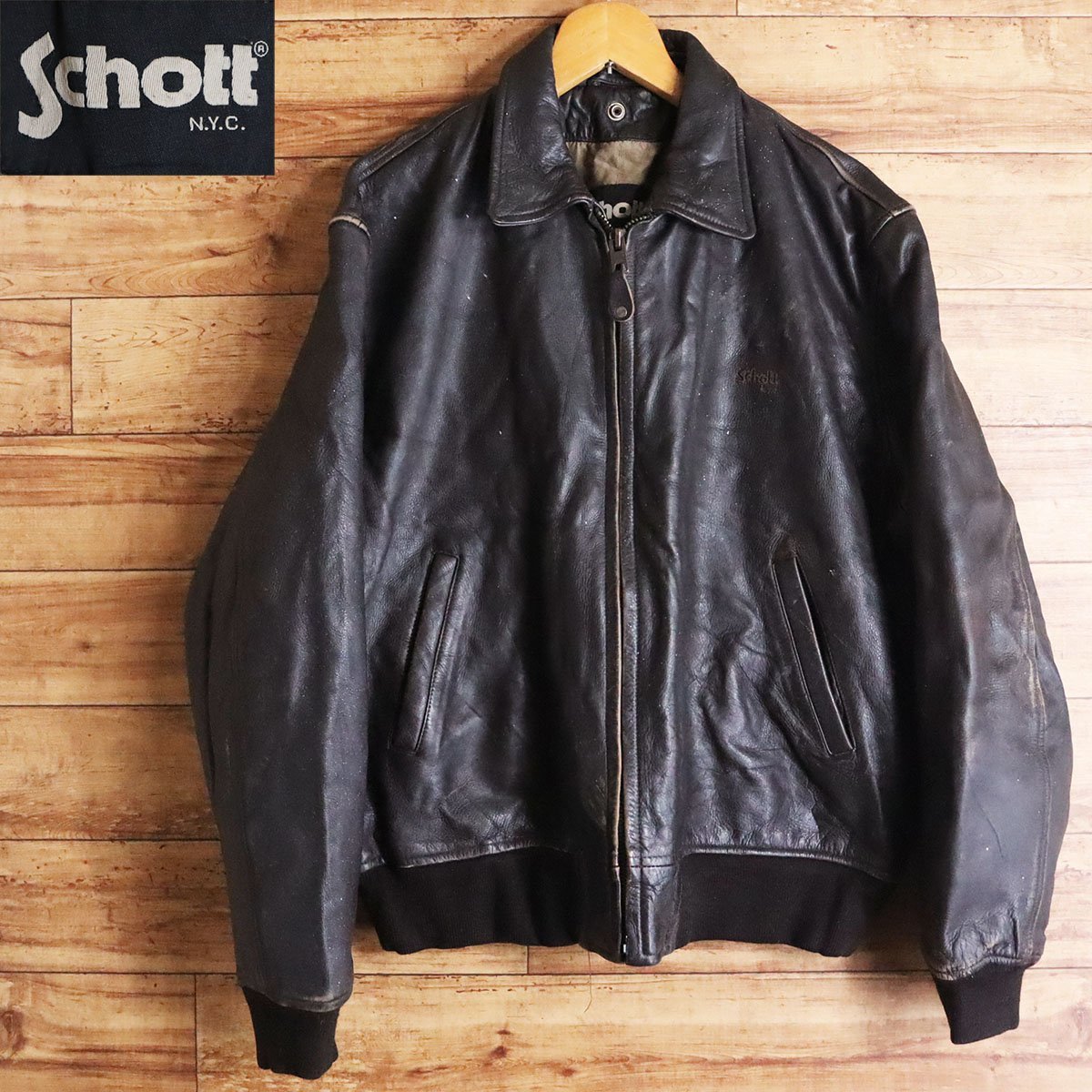 2023年最新】ヤフオク! - Schott N.Y.C(フライトジャケット