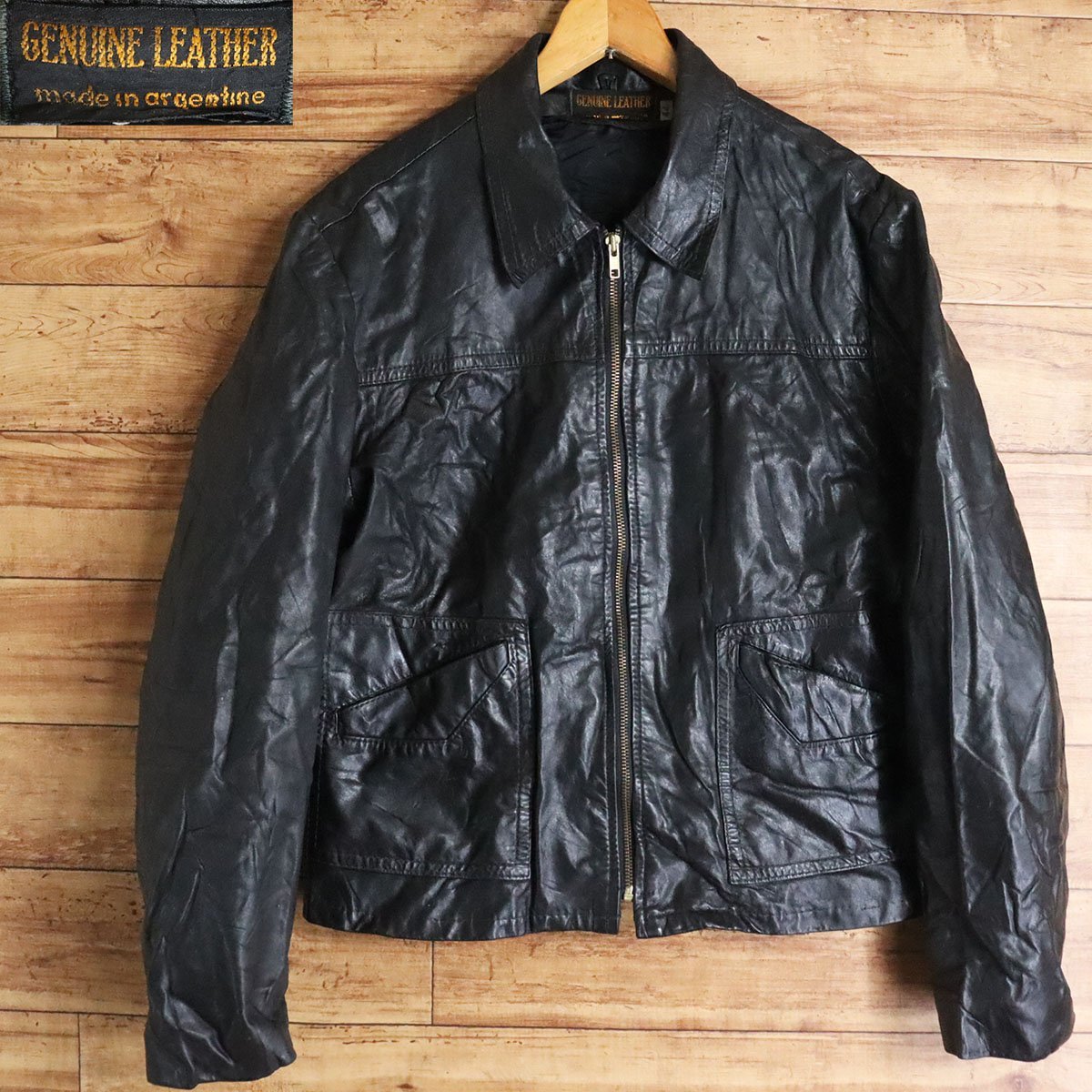 年最新ヤフオク! ライダースジャケット古着の中古品・新品・未