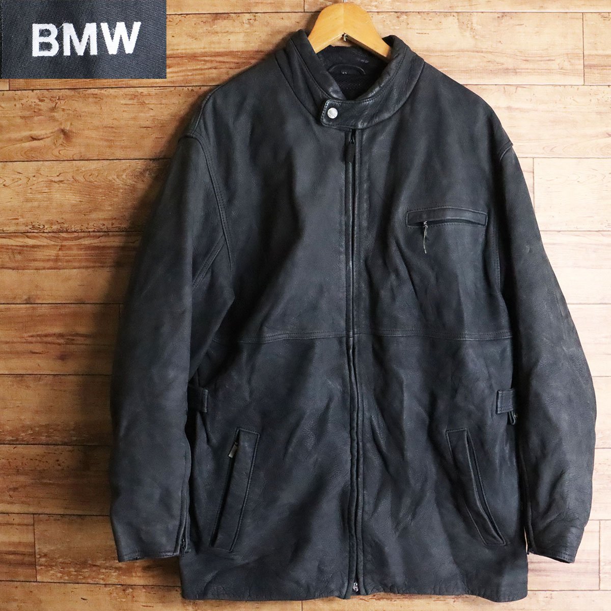 BMW モーターサイクル レザージャケット ライダース パット付き