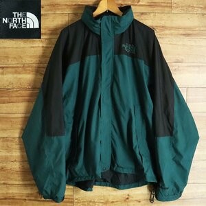 J10J/Y5.22-3　90s　THE NORTH FACE　ノースフェイス　マウンテンパーカー　マウンテンジャケット　収納フード　XL　アメリカ古着